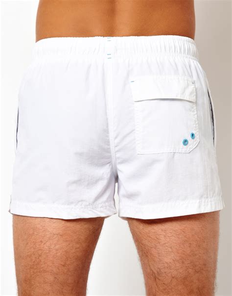 calvin klein white shorts